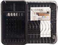 Actual product image Kinvara flat dish drainer black flat dish pan