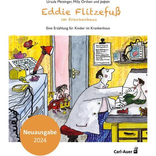 Eddie Flitzefuss im Krankenhaus, Kinderbücher von Ursula Meisinger