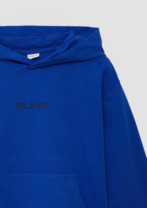 Produktbild s.Oliver Sweatshirt Oversize-Hoodie mit Front- und Rückenprint (146, 152)