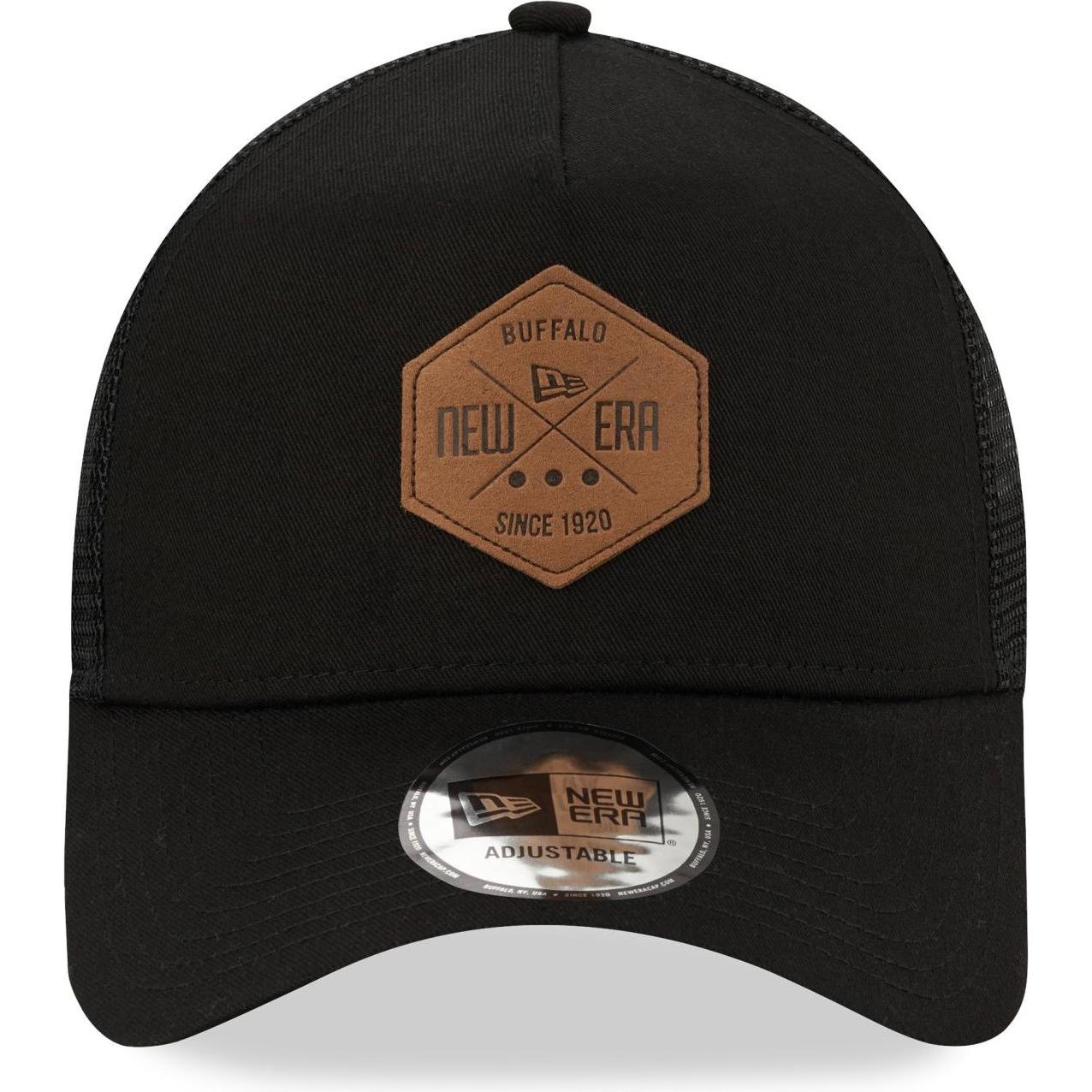 Thumbnail - New Era, Herren, Cap, 9Forty Aframe Trucker Snap Heritage Patch, Schwarz, (One Size)