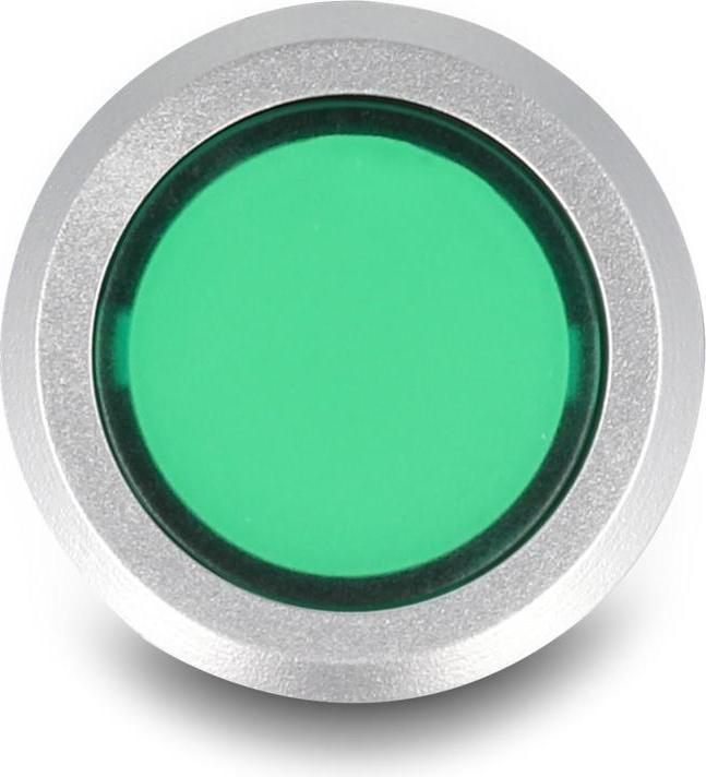 Actual product image Delock 16 mm Kunststoff Signallampe grün / Lötversion (Housing)