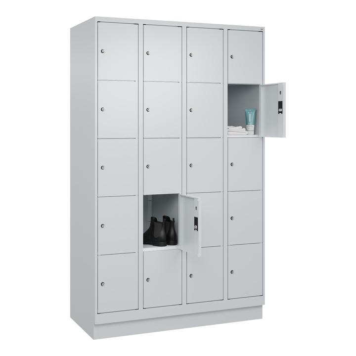 Produktbild C+P Fächerschrank Classic Plus, 5 Fächer übereinander, Abteilbreite 30 cm, mit Sockel (120 cm, 195 cm)