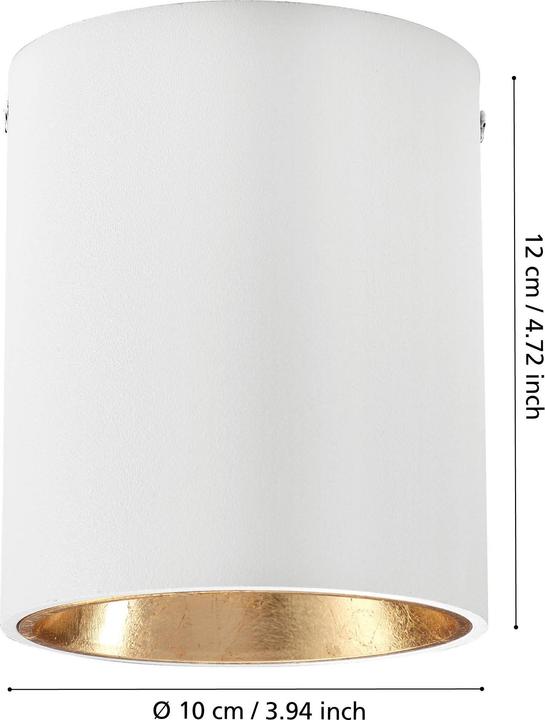 Produktbild EGLO POLASSO Deckenleuchte weiss, gold (340 lm)