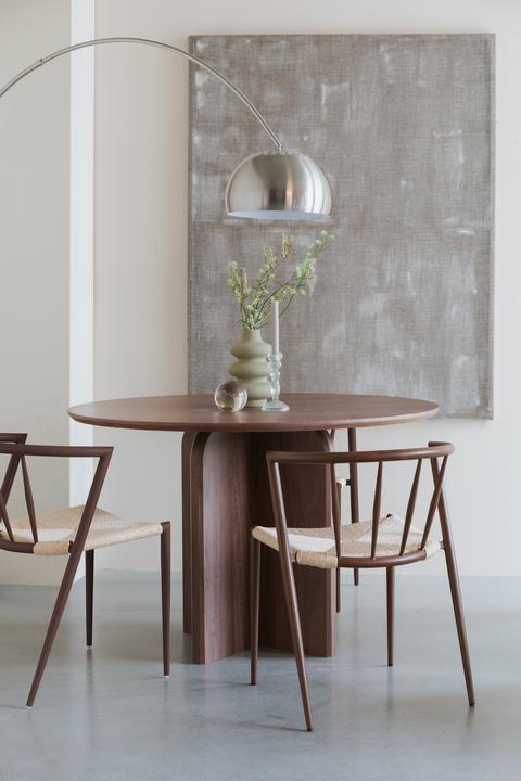 Productafbeelding White Label Living Chair Che Walnut