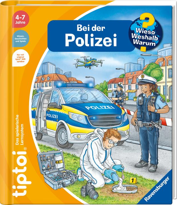 Actual product image Ravensburger tiptoi® Wieso? Weshalb? Warum? - Bei der Polizei (German)