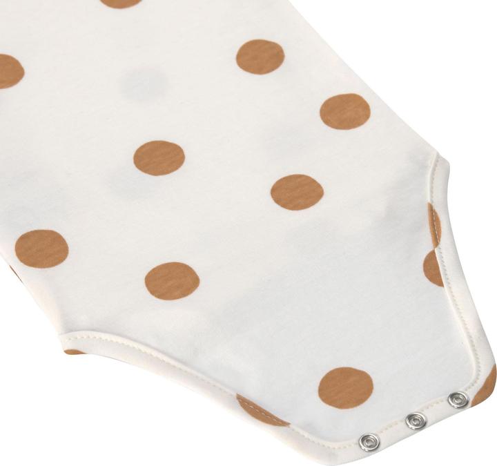 Produktbild Lässig Langarm-Body Punkte Milky Gr. 86/92 (86, 92)