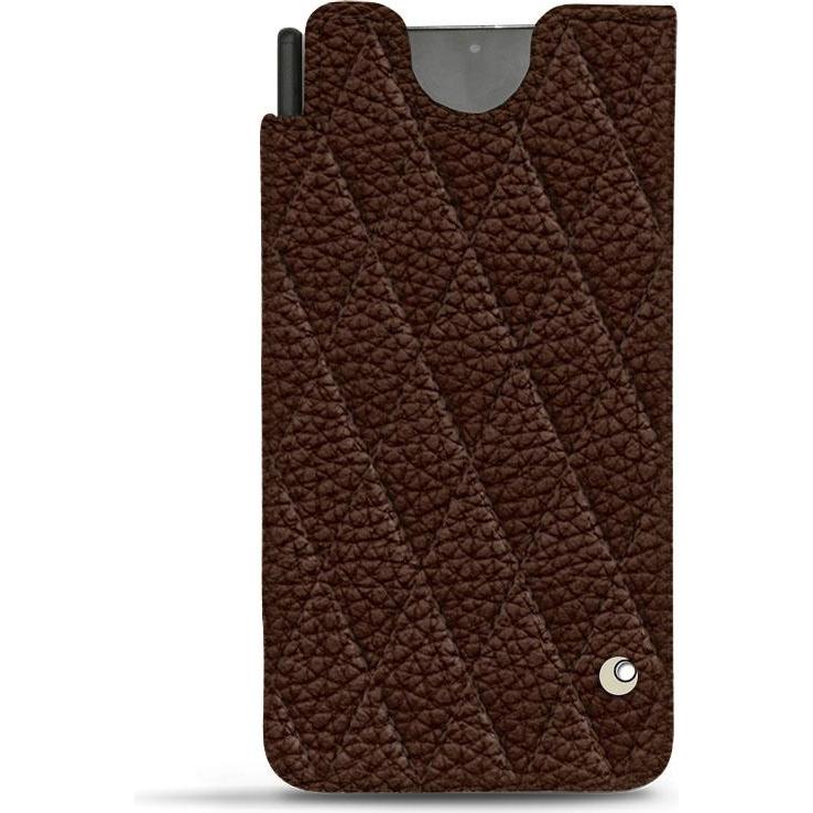 Noreve Lederschutzhülle (Samsung Galaxy S21 Ultra), Smartphone Hülle, Braun