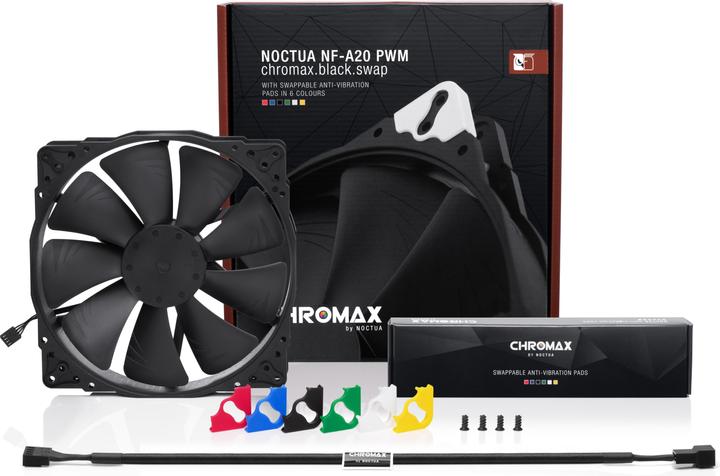 Actual product image Noctua NF-A20 PWM chromax (200 mm, 1 x)