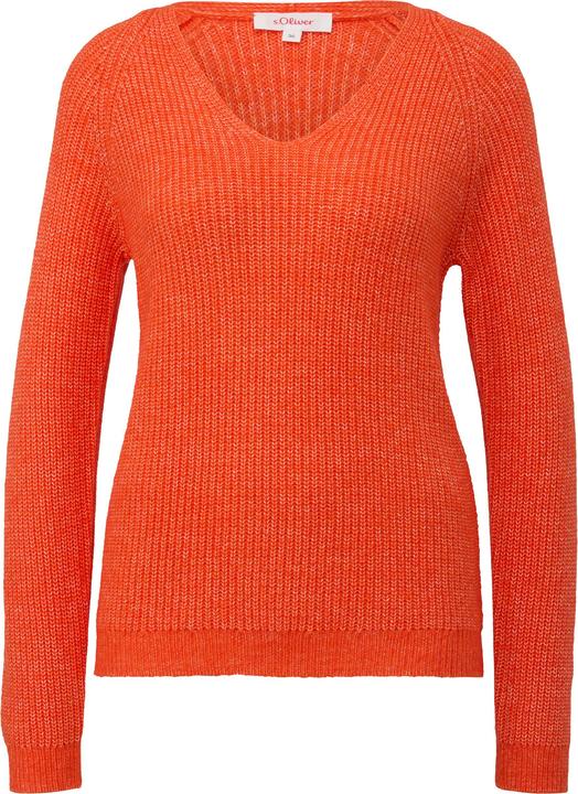 Image du produit s.Oliver Strickpullover Strickpullover mit Rippstruktur (40)