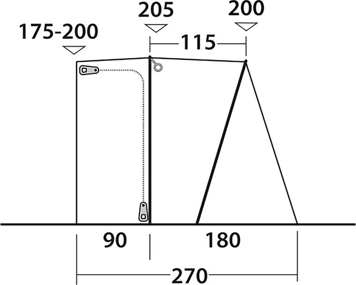 Produktbild Outwell San Diego (Vorzelt, 11.20 kg)