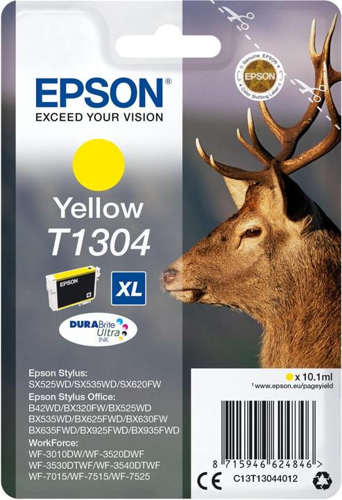 Produktbild Epson Tinte C13T13044012, yellow (Y)