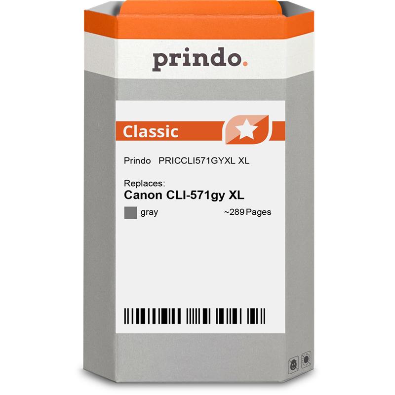 Prindo, Cartucce, Classic XL Gris Cartouche d'encre PRICCLI571GYXL