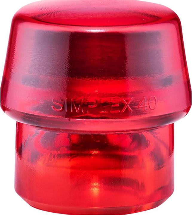 Actual product image Halder Impact insert for SIMPLEX soft-face hammer,d.40,plastic