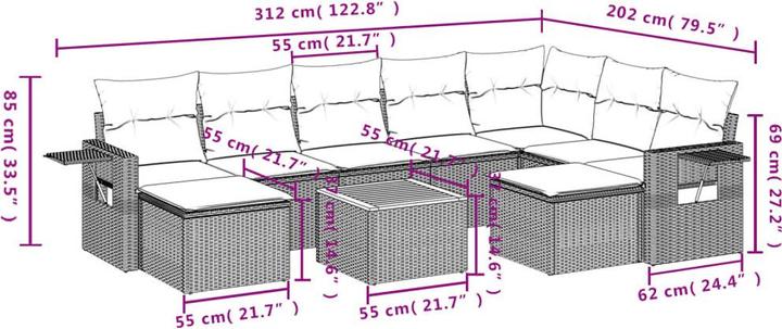 Produktbild vidaXL Dexter