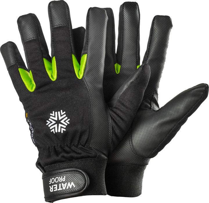 Productafbeelding Tegera Ejendals 517, Werkplaatshandschoenen, Zwart, Groen, Volwassen, Latex, Polyester, Polyurethaan (8)