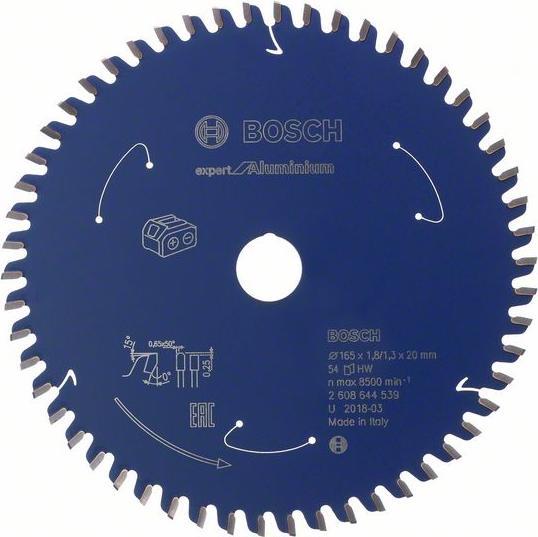Productafbeelding Bosch Professional Zubehör Cirkelzaagblad Expert voor Aluminium voor accuzagen,250 x 2,4/1,8 x 30, 78 tanden