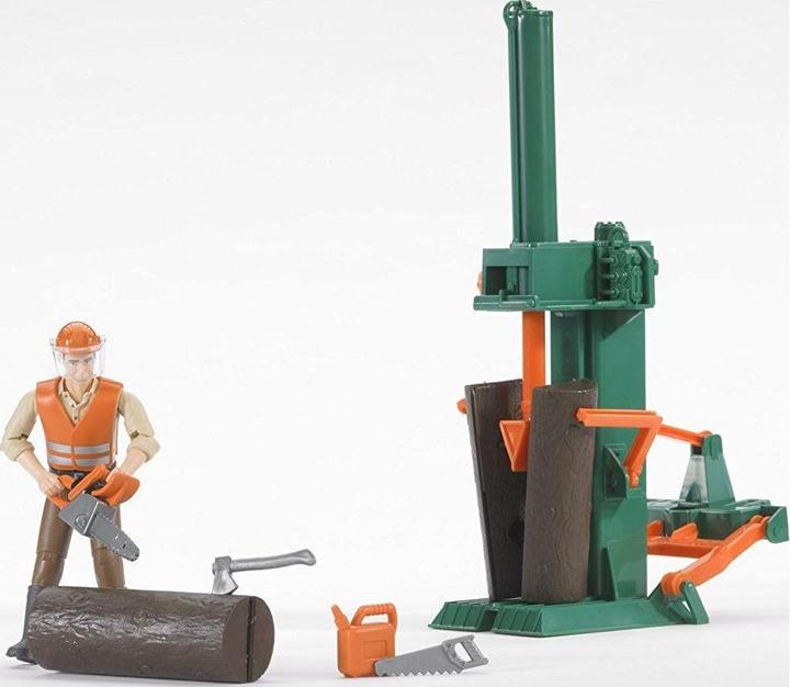 Actual product image Bruder BR Forestry set bWorld with figure