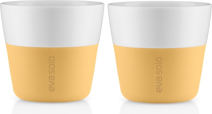 Actual product image Eva Solo Coffee mug 230 ml, 2 pieces, yellow/white (230 ml, 2 x)