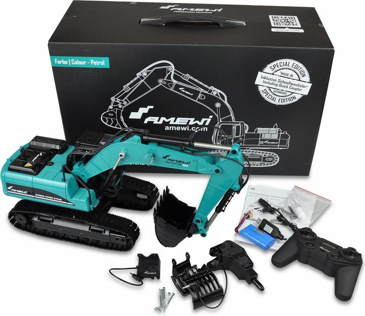 Actual product image Amewi Excavator G704E (RTR Ready-to-Run)