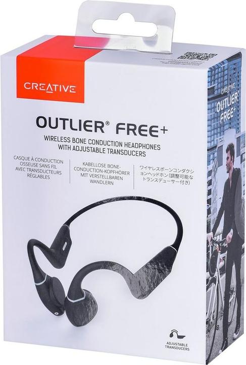 Actual product image Creative Słuchawki kostne Outlier FREE Plus BK (10 h, Wireless)
