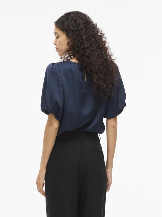 Produktbild Vila VIELLETTE Rundhals Oberteil mit kurzen Ärmeln (34)