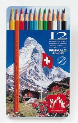 Produktbild Caran d'Ache Prismalo Aquarelle Metallschachtel (12x)