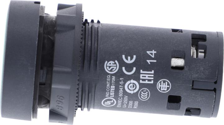 Produktbild Schneider Electric 22mm Push button Flush NO Green