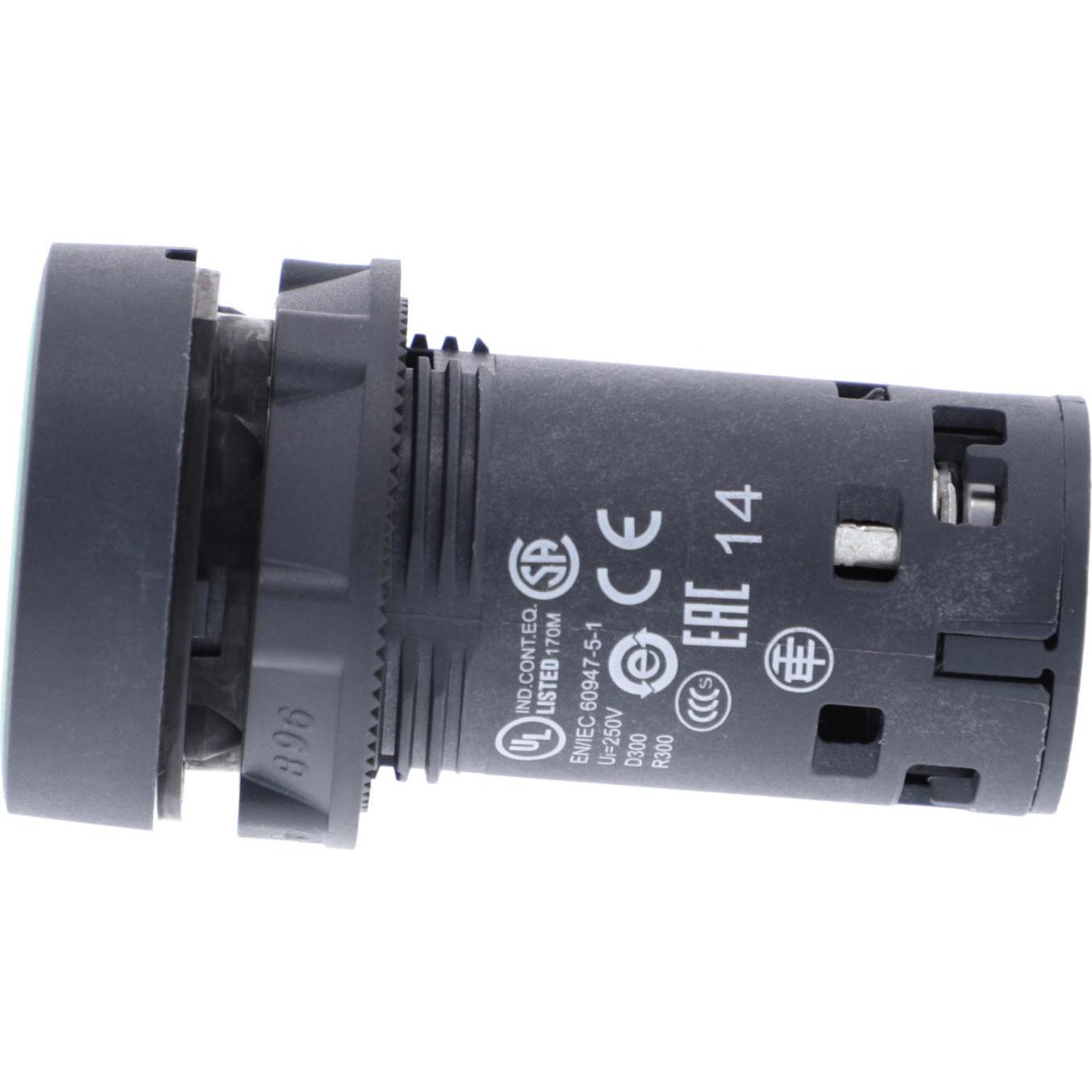 Thumbnail - Schneider Electric 22mm Push button Flush NO Green, Taster + Schalter, Grün