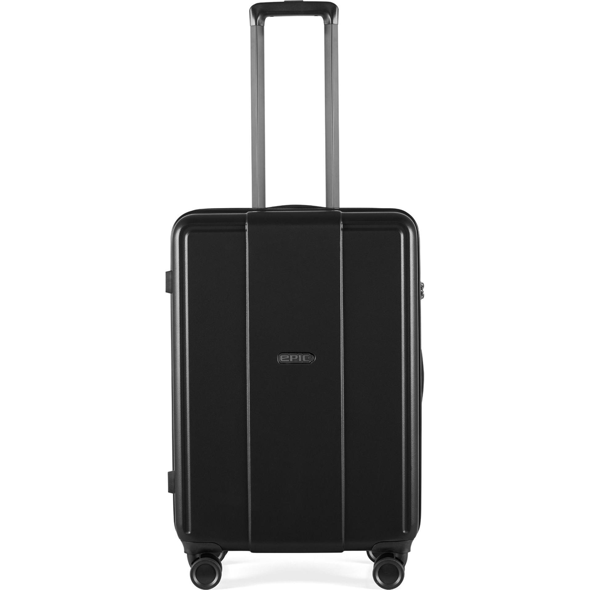 Epic, Koffer, Pop 6.0 4-Rollen Trolley 65 cm, Schwarz, (70 l, L (90 - 115l))