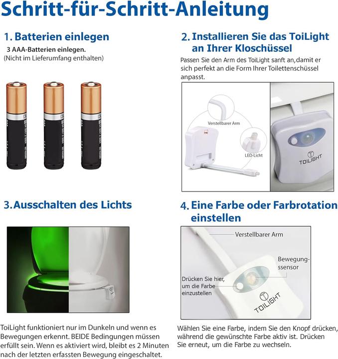 Immagine prodotto ToiLight Luce LED per WC