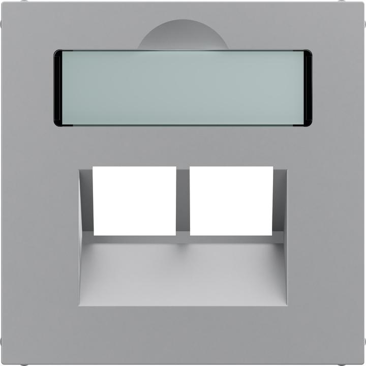 Image du produit Legrand SEANO Abdeckung 2x RJ45 für Datendosen von Metz, Telegärtner und Rutenbeck, inkl. Beschriftungsfeld