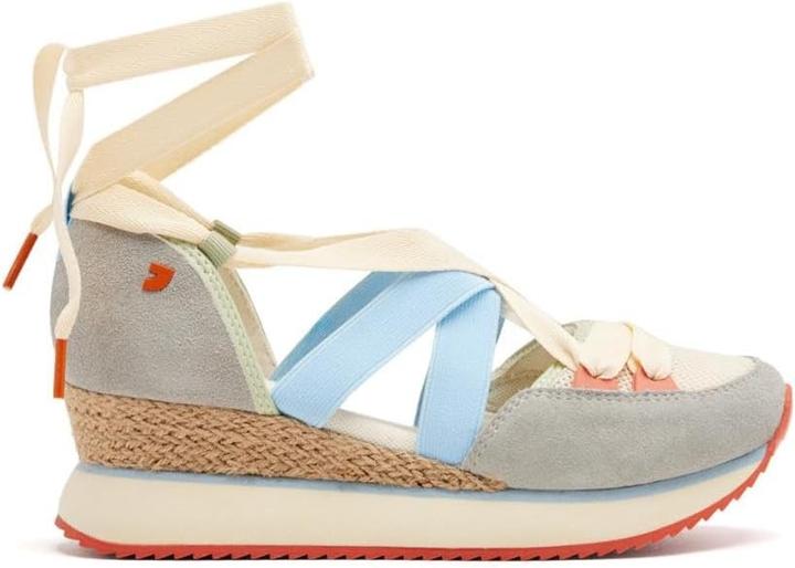 Produktbild Gioseppo Offene Lederschuhe mit Blockabsatz und Raffia (39)
