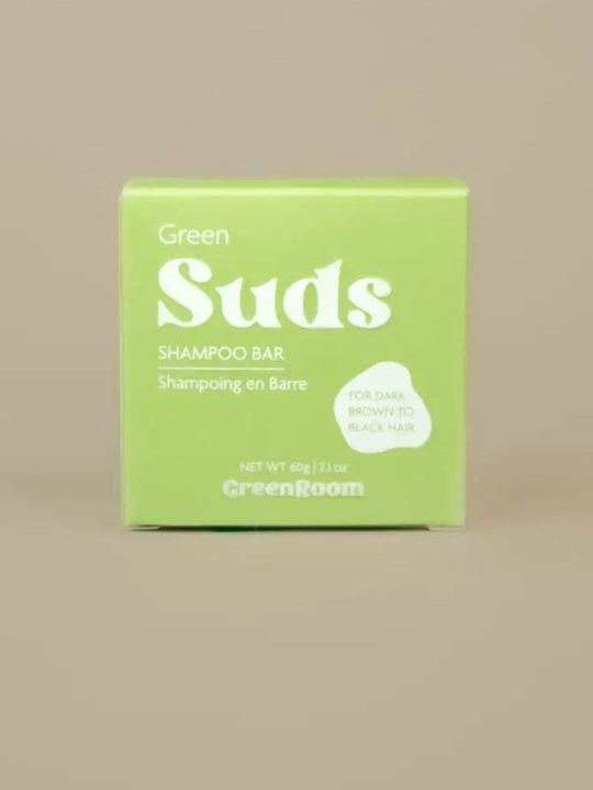 Actual product image Green Room Suds Colour Correction Green (Solid shampoo)