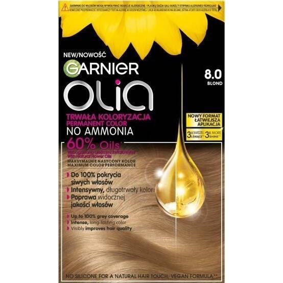 Garnier Grigi Tinta Per Capelli, Olia Colore Capelli 80 Biondo (Biondismo)