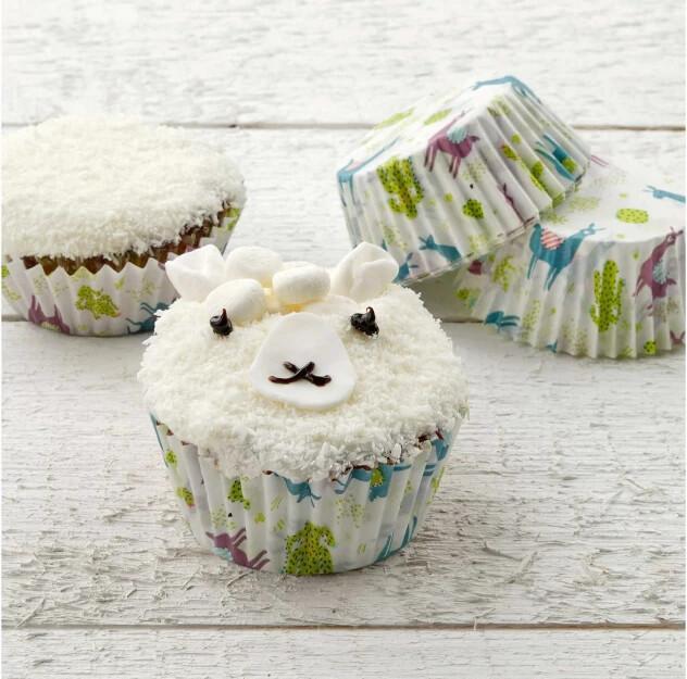 Image du produit Zenker Moule à muffins Lama et Cactus 50 Pièces (5 cm)