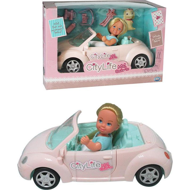 ODS 44409 - CITY LIFE - MINI DOLL CON AUTO CABRIO - COLORE CASUALE