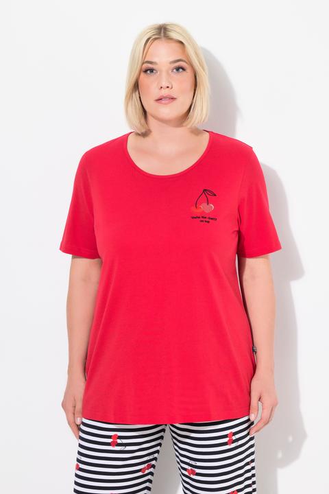 Produktbild Ulla Popken Pyjamashirt, Herzen, Halbarm (50, 52)