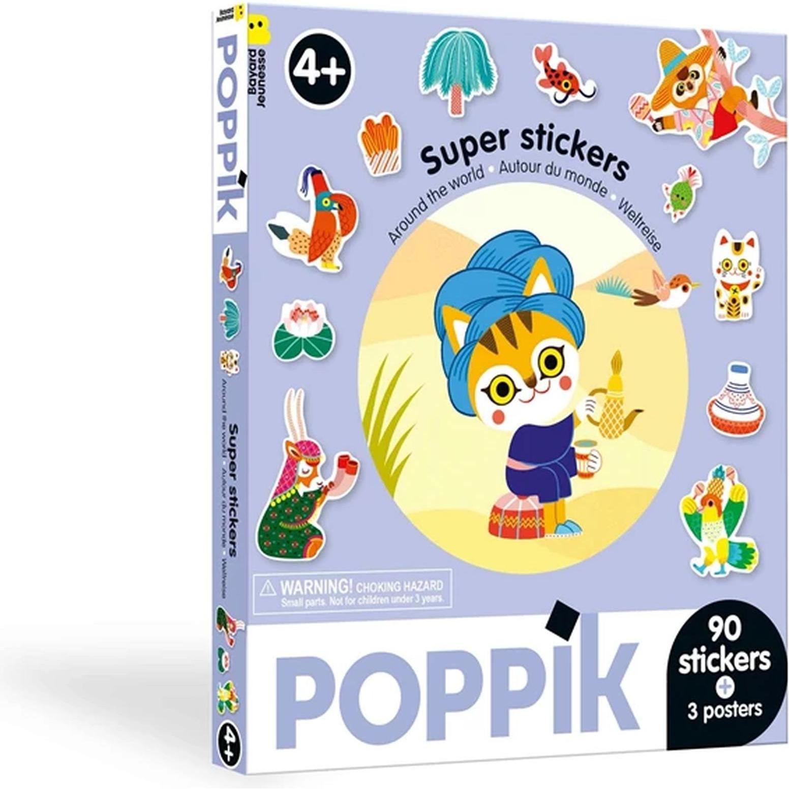 Poppik, Sticker, Sticker Box Weltreise