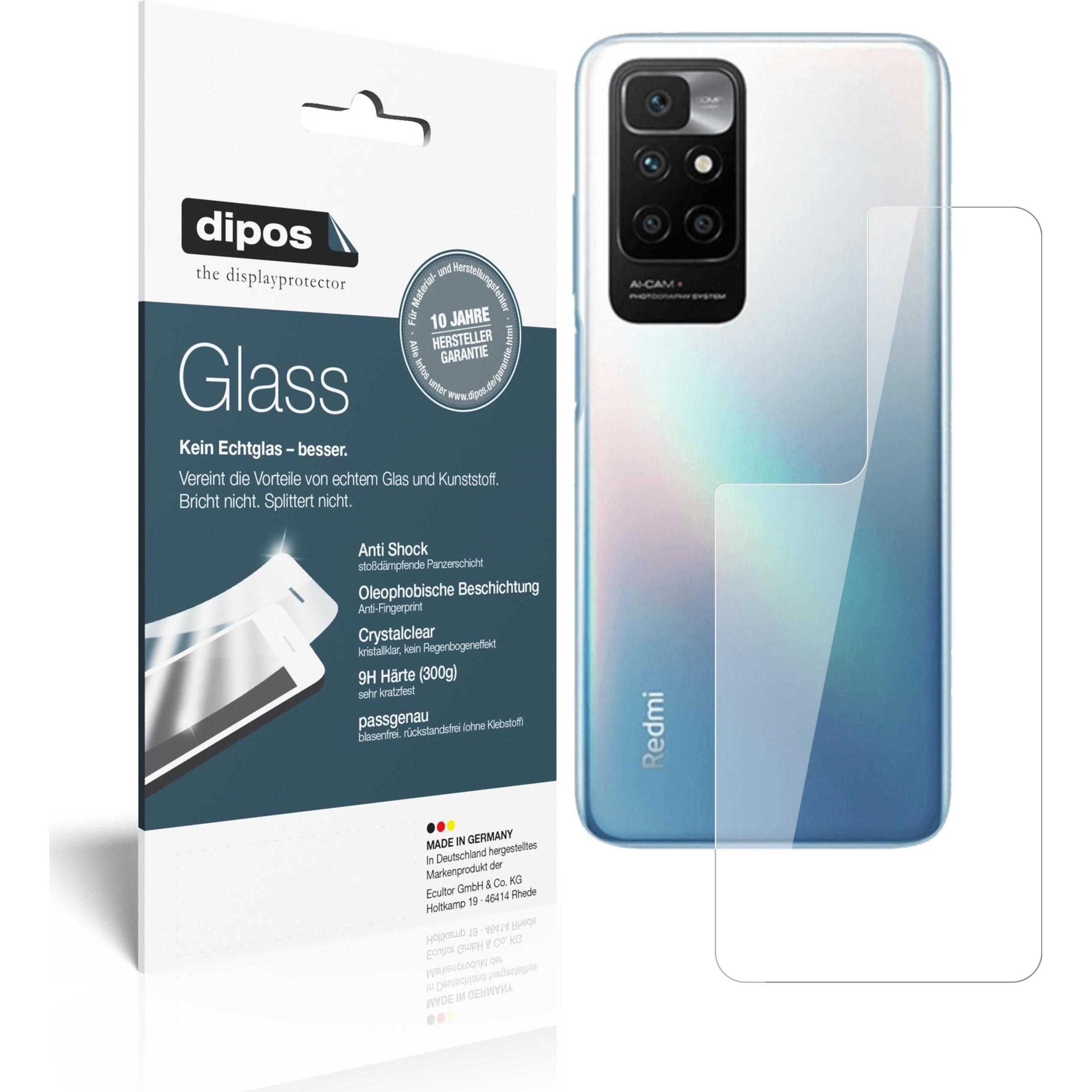 Dipos Displayschutz Anti-Shock (1 Stück, Xiaomi Redmi 10), Smartphone Schutzfolie, Transparent