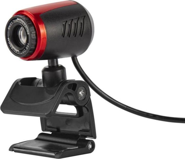 Produktbild Setty Webcam schwarz und rot