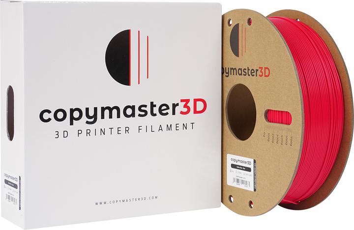Actual product image Copymaster3D Turbo PLA Filament for 3D Printer, 1.75 mm, Red (PLA, 1.75 mm)