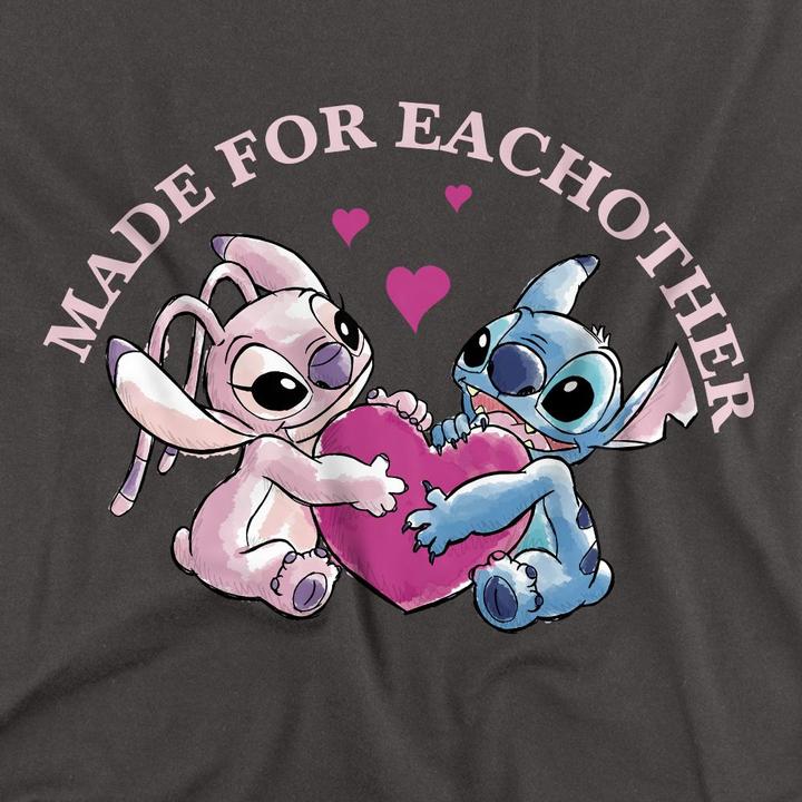 Immagine prodotto Lilo & Stitch Made For Each Other Maglietta Adulto Unisex (XL)