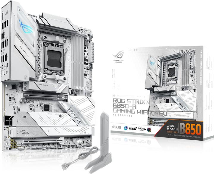 Productafbeelding ASUS ROG STRIX B850-A GAMING WIFI7 NEO (AMD,AM5,DDR5,ATX) (AM5, AMD B850, ATX)