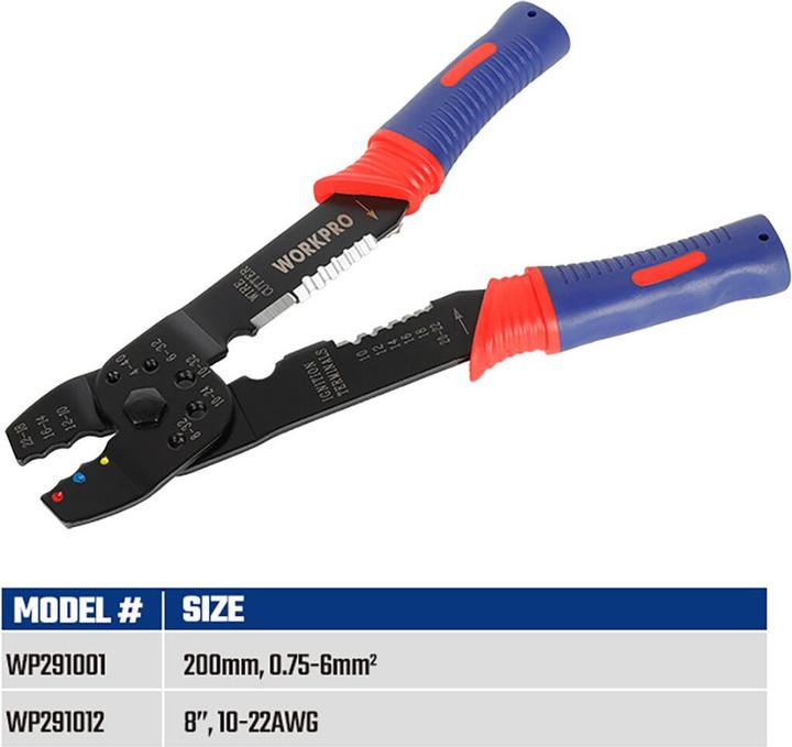 Image du produit Workpro Abisolierzange 20 cm (200 mm)