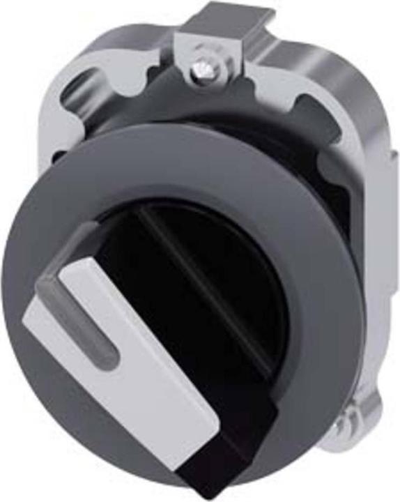 Produktbild Siemens Selector switch black white front ring