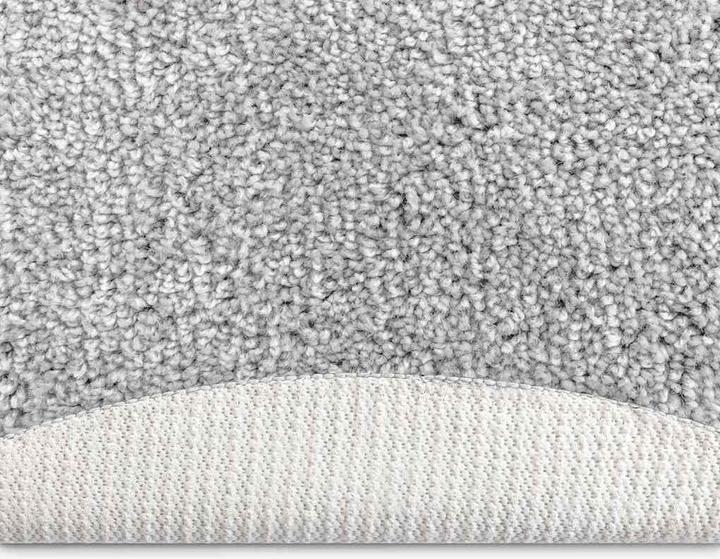 Actual product image VidaXL Cosy rug with latex base Grey ø160 cm (160 x 160 cm)