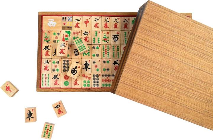 Produktbild Philos Mah Jongg mit arabischen Zahlen (Deutsch, Spanisch, Französisch, Italienisch, Englisch)