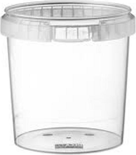 Antalis Plastbøtte + låg handy-lock PP Ø133x130mm 1180ml 180saet/kar - (180 saet pr. karton)