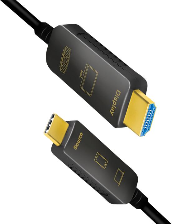 Immagine prodotto LogiLink Cavo USB 3.2 USB-C/HDMI 15m (15 m, HDMI)