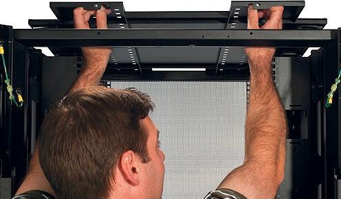 Produktbild APC Gestelldach - Schwarz - für NetShelter (19 Zoll Rack)